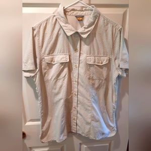 Eddie Bauer Womans Button Down Shirt size XL